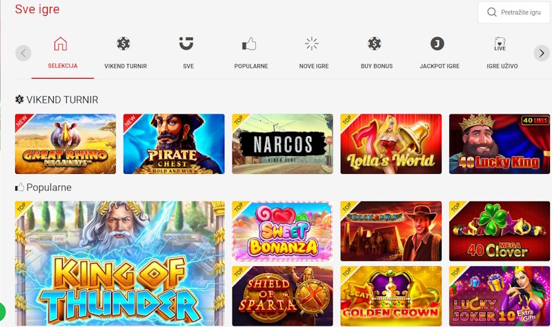 Circus Casino Igre